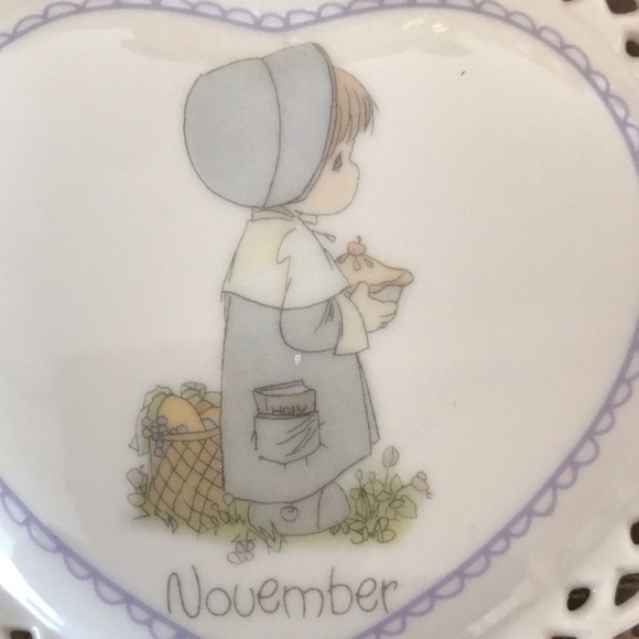 Precious Moments Collection vintage 1988 November treasure heart - Picture 10 of 10